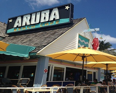 La façade du restaurant Aruba Beach Café